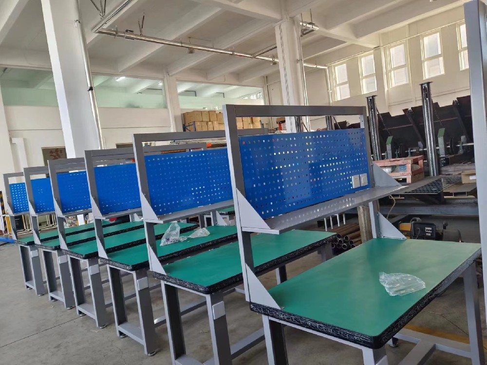 山東車間多功能抽屜式工作臺 電子廠防靜電工作臺 維修操作臺源頭廠家-煙臺海召